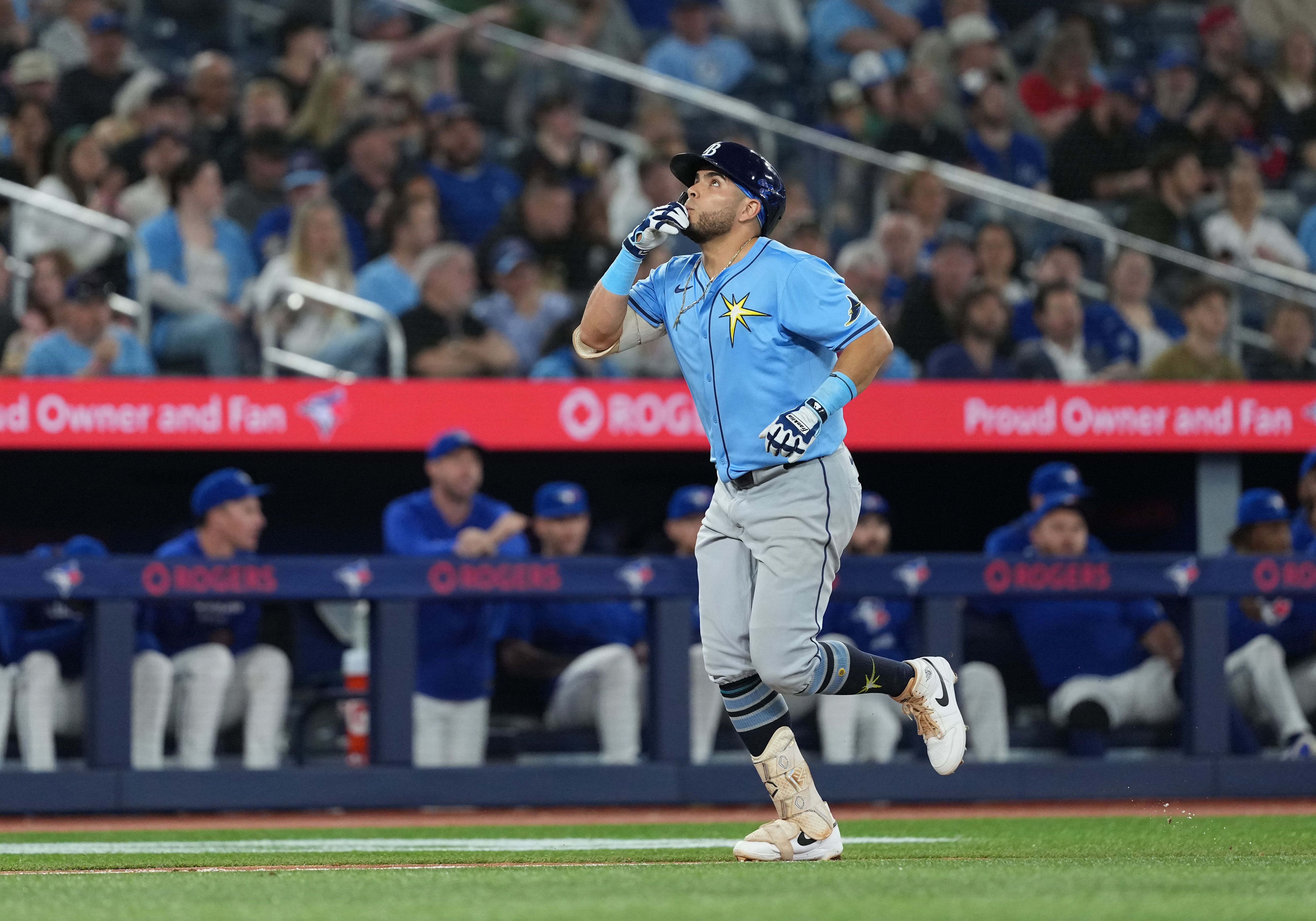 Jonathan Aranda is swinging a hot bat (Imagn)